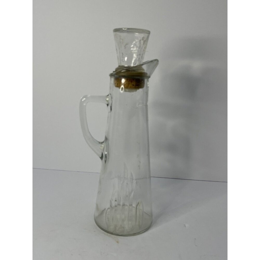 VTG RARE 1962 Illinois Owens Romanov Carafe Decanter Pitcher Double Headed Eagle